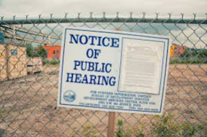 Notice of public hearing