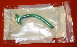 Pictured is the Rusch Robertazzi Nasopharyngeal Airway.  Packaged with water-soluble lubricant, they range in price from approximately $5 to $15 each. 